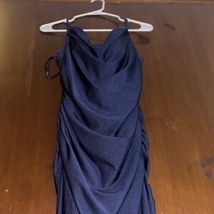 Windsor Navy Dress worn once